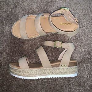 Beige Sandals